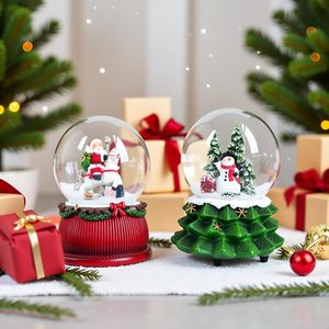 Factory Christmas Event Glass+Resin Santa <b>Crystal</b> <b>Ball</b> Red Children's Gift Snow Globe - Product Image 3