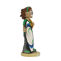 Offre Spéciale Bobble Head jouet figurines personnalisé été planche de Surf résine Bobblehead figurine pour Souvenir bureau décoration