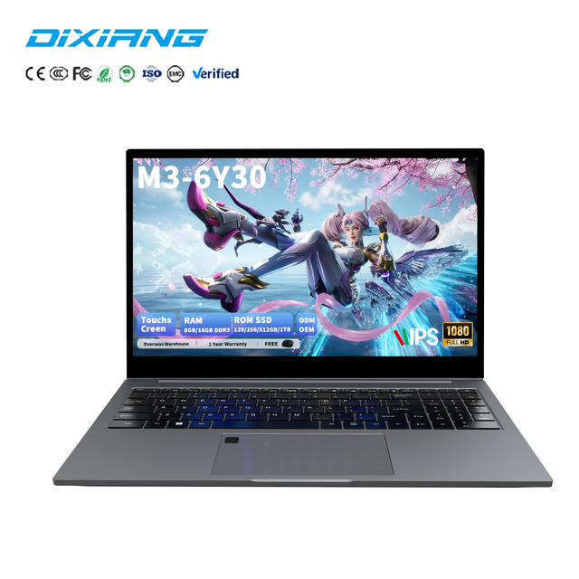 Wholesale Brand New Cheap OEM/ODM Brand New 15.6 Inch 6Y30 Touch Screen Win11 8GB 16GB 32GB DDR3 512GB ROM HD Business Laptop