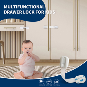 Nhà Sản Xuất OEM Trẻ Em Sản Phẩm Cho Tủ Bé An Toàn Tủ Ổ Khóa An Toàn Trẻ Em Dây Đeo Ổ Khóa Cho Bé Chống Trẻ Mới Biết Đi - Product Image 4