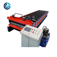 Machine de formage à froid pour tôles de toiture en acier galvanisé modèle 1000 avec pompe et moteur – Prix des machines de fabrication de tuiles