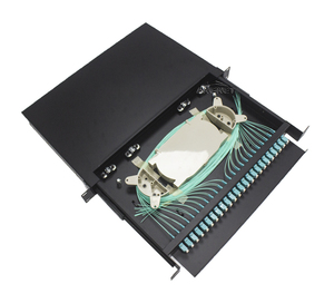 Schiebe typ 24Port ODF 1u 19 Zoll LC OM3 Fiber <span class=keywords><strong>Patch</strong></span> <span class=keywords><strong>Panel</strong></span> Voll ausgestattetes Multi Mode Fiber <span class=keywords><strong>Patch</strong></span> <span class=keywords><strong>Panel</strong></span> - Product Image 1