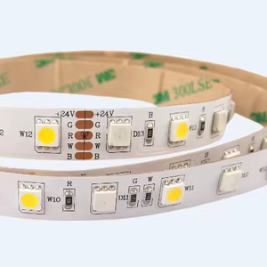 Il vecchio tipo RGB + W ha condotto la luce della striscia 60Led/m DC 12V/24V 14.4 W/m le perle della lampada separata 30LED RGB + 30LED bianco di fabbrica vende direttamente - Product Image 1