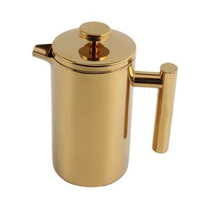 Cafetera de Prensa Francesa de Acero Inoxidable de Doble Pared, Capacidad de 1.0L, Apta para Lavavajillas - Product Image 5