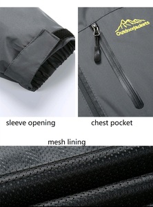 Chaqueta Impermeable y Transpirable con Capucha <span class=keywords><strong>para</strong></span> <span class=keywords><strong>Hombre</strong></span>, Ideal <span class=keywords><strong>para</strong></span> <span class=keywords><strong>Ciclismo</strong></span>, Senderismo y Actividades al Aire Libre - Product Image 6