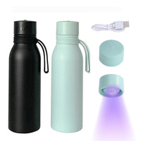 Botella de agua de autolimpieza UV inteligente, termo inteligente, artículos para el hogar, taza, muestra la temperatura, soporte para mantener el frío y el calor, precio de fábrica