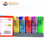 Briquet à gaz jetable transparent Dongyi 2025 OEM 77 mm pour cigares, avec logo personnalisé, pour fumer