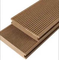 Planche de terrasse composite en bois-plastique co-extrudé de conception moderne, imperméable, pour l'extérieur, pour sols Trex avec terrasse en WPC