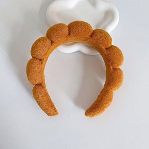 Bandeau en éponge nuageuse à couronne haute pour le lavage du visage, le maquillage, le spa, les mariages, les cadeaux de demoiselle d'honneur, unisexe, en tissu éponge doux - Product Image 2