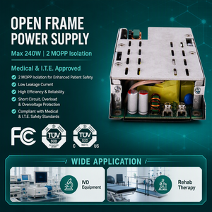 อะแดปเตอร์แปลงไฟแบบวงจรพิมพ์สั่งทำพิเศษ 215W 240W 12v 21v 24v 36v 48v 650ma 10 <span class=keywords><strong>แอ</strong></span><span class=keywords><strong>ม</strong></span><span class=keywords><strong>ป์</strong></span> AC เป็น DC แบบ Open Frame - Product Image 1