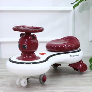Venta caliente nuevo modelo de dibujos animados bebé columpio coche con volante bebé paseo en coche para <span class=keywords><strong>3</strong></span>-8 años - Product Image 1
