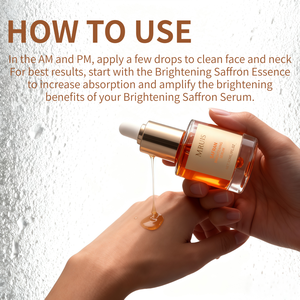 Zafferano che illumina l'essenza del viso correzione del tono della pelle del correttore delle macchie scure vitamina C trattamento alternativo della pigmentazione MRUIS - Product Image 6