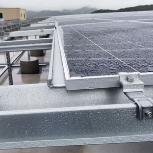 Kit de <span class=keywords><strong>fixation</strong></span> de panneaux solaires en alliage d'aluminium, composant de support photovoltaïque à pression latérale pour blocs à pression moyenne - Product Image 3