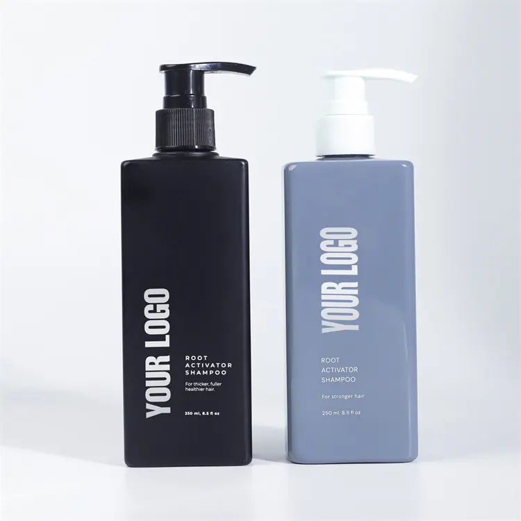 Fournisseur OEM de shampooing à l'extrait de gingembre pour traitement de la perte de cheveux, huile essentielle de romarin biotine pour la croissance des cheveux