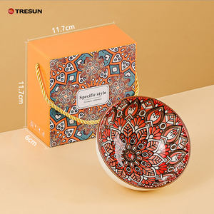 Vajilla con Logotipo OEM, Estilo Marroquí, Caja de Regalo para Bodas, Hogar, Empresa, Tazón de Cerámica Bohemia Europea, Apto para Lavavajillas, Ecológico - Product Image 2