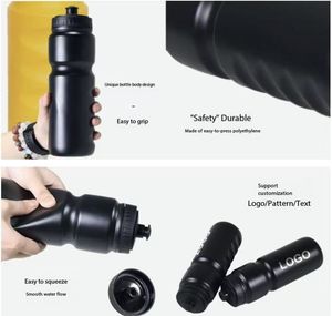 Botella de Agua Deportiva de Plástico de 750 ml/700 ml con Logotipo Personalizado para Ciclismo, Mochila Escolar, Deportes al Aire Libre, Botella de Hidratación de PP para Senderismo - Product Image 2