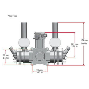 RCGF 70cc <span class=keywords><strong>de</strong></span> dos cilindros Stinger Series Rc Modelo <span class=keywords><strong>de</strong></span> avión <span class=keywords><strong>Control</strong></span> <span class=keywords><strong>remoto</strong></span> <span class=keywords><strong>de</strong></span> dos tiempos Motor <span class=keywords><strong>de</strong></span> <span class=keywords><strong>gasolina</strong></span> alimentado por aceite <span class=keywords><strong>de</strong></span> ala fija - Product Image 4
