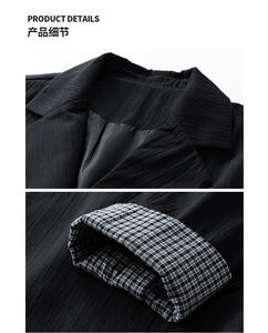 เสื้อแจ็คเก็ต Mac Coat แบบกระดุมสองแถว สไตล์มินิมอล วินเทจ บลูซอง ยูนิเซ็กส์ สำหรับฤดูหนาว เสื้อคลุมสไตล์คนเมือง ดีไซน์เรียบหรู พรีเมียม - Product Image 3