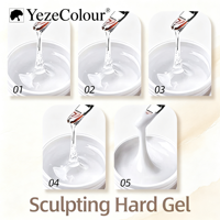 Gel de modelage transparent haute viscosité OEM ODM sous marque privée, forte adhérence, pour nail art professionnel, vente en gros