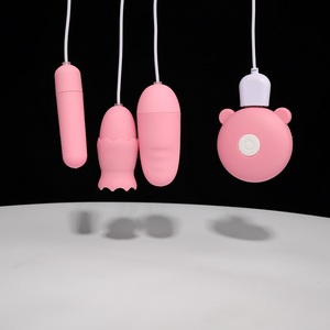 2021 balle vibrateur Silicone mignon sucer Rose saut oeuf Anal japonais sexe amour Egsex jouet amour oeufs d'amour - Product Image 3