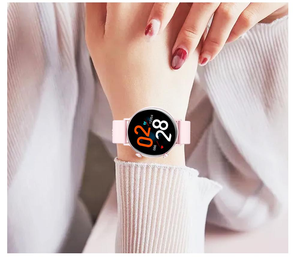 2.5D couvercle en verre boutons en alliage d'aluminium Rohs Ce femmes hommes Smartwatch batterie forte 1.6mm corps mince conception montre intelligente - Product Image 6