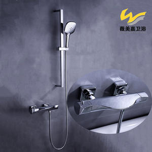 Juego de Grifería Termostática Doble para Ducha Vimijia, Roscado, de Cobre Puro, para Baños, Uso Doméstico, Incluye Bañeras y Duchas - Product Image 6