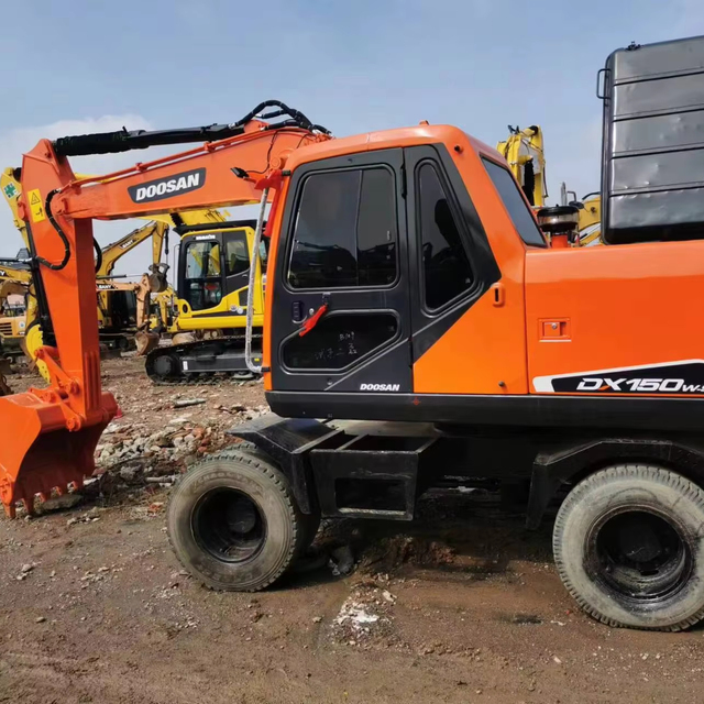 Hot-selling DX150W-9c Wheeled Excavator High Quality Excavator GOOD Price Used Excavator