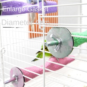 Percha de cuerda trenzada universal-Soporte de recorte de garra de resina ecológico para pájaros y todas las jaulas - Product Image 3
