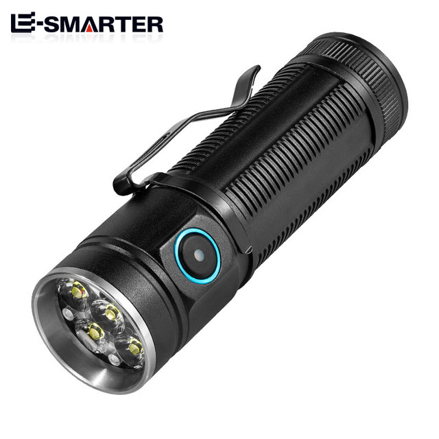 Most Powerful Mini Pen USB Rechargeable Tactical LED Torchlight XHP50 Hunting Flashlight for Outdoor Adventure Camping Survival