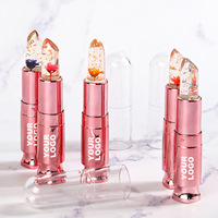 Rouge à lèvres sur mesure en feuille d'or 24 carats, parfum personnalisé, couleur changeante selon le pH et la température, marque privée, vente en gros, maquillage professionnel