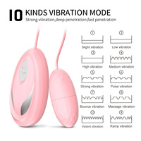 10 Modi Ferngesteuertes Vibrierendes Ei Frauen-Masturbator Vibrator Sexspielzeug Vaginalkugel Springendes Ei