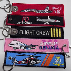 Llavero Personalizado con Nombre, Económico y Moderno, con Etiqueta de Identificación Bordada <span class=keywords><strong>para</strong></span> Mosquetón, Llaveros Promocionales, Llavero de Metal Tejido Personalizado - Product Image 4