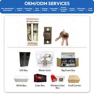 <span class=keywords><strong>2025</strong></span> thép không gỉ 304 satin Nickel kết thúc lockset chốt cửa thương mại khóa - Product Image 6