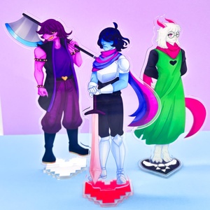 OEM Odm Anime Three Heroes Deltarune Standee Acrílico - Product Image 1