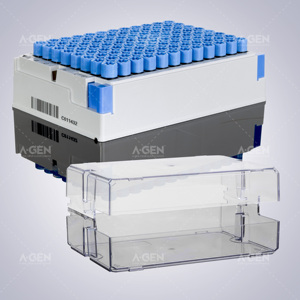 Flacons cryogéniques stériles à vis en PP de 0,5 ml, 1,0 ml, 1,9 ml avec filetage externe, boîte <span class=keywords><strong>SBS</strong></span>, 3 codes QR, pour stockage d'échantillons en laboratoire - Product Image 4