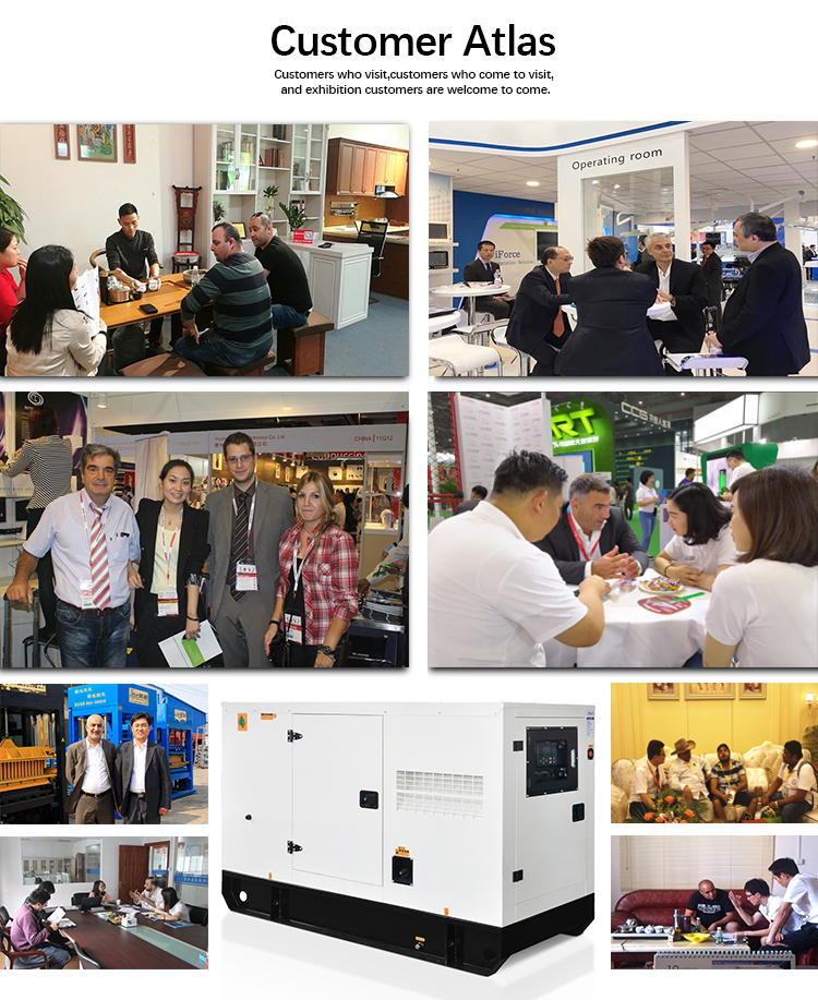 3 phase 24kw 30kva silent diesel generator 110V 220V 380V 50HZ 60HZ 4 cylinder water cooled low rpm generator