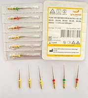 Limas Dentales Superelásticas UM, Activación por Calor, Rotatorias, Doradas, Endo, Certificación CE, Garantía de 3 Años, 5 Piezas/Paquete