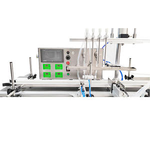 Máquina neumática de llenado de líquidos de 4 cabezales para botellas de aceite, vino y limpiador de vidrio, semiautomática, de alta precisión, 220 V - Product Image 2
