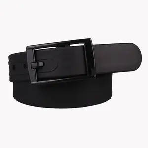 Wholesale Fashionable Candy Color With Plastic Buckle Waist Ladies Belt Unsex Plastic Buckle Silicone Belt For Airport Worker
