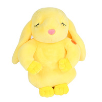 Jouet en peluche lapin endormi personnalisé, jouet en peluche électronique, lapin qui ronfle, jouet en peluche électrique