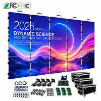 4 X 3m Dış Mekan Kiralık LED Ekran P2.6 P2.9 P3.91 İç Mekan Led Ekran Pantalla Publicidad Led Video Duvar Konser Sahne Arka Planı için