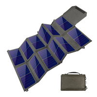 Chargeur solaire flexible et pliable 50W, station d'alimentation portable, charge rapide USB, Sunpower, efficacité 24%, 1KG, certifié CE ROHS