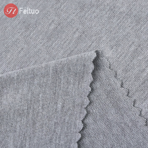 Nhà Máy Cổ Phiếu Bán Buôn Cây Gai Dầu <span class=keywords><strong>Grey</strong></span> <span class=keywords><strong>Polyester</strong></span> Bông TC Bông Pha Trộn Duy Nhất Jersey Vải Cho Thể Thao - Product Image 3