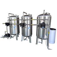 Machine de purification d'eau industrielle à grande échelle, équipement de filtrage, filtre à sable, filtre à charbon, adoucisseur, système uv