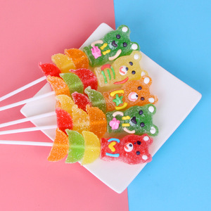 20g karikatür kutulu meyve şiş yumuşak sakızlı şeker lolipop tatlı lezzet ile öğrenciler için rahat aperatifler toptan - Product Image 3