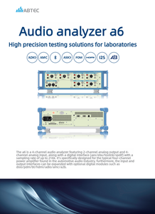 Analizador de Audio para Automóvil ABTEC A6, Entrada de 4 Canales, Salida de 2 Canales, Opción A2B I2S PDM, Diseñado para Pruebas de Amplificadores de 4 Canales para Automóviles - Product Image 4