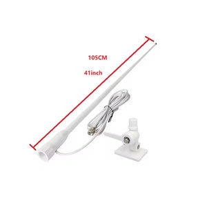 เสาอากาศไฟเบอร์กลาสแบบรอบทิศทางสำหรับวิทยุทางทะเล MRF105V ขนาด 105 ซม. 41 นิ้ว 156-163MHz 162MHz 400-470MHz VHF AIS Booat Marine Radaio - Product Image 1