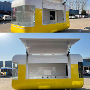 Casas Rodantes Móviles con Ruedas de Acero para Vagones Restaurante, Vagones de Comida, Lugares Escénicos al Aire Libre, Puestos de Bebidas Frías, Multifuncionales para Venta de Aperitivos - Product Image 3