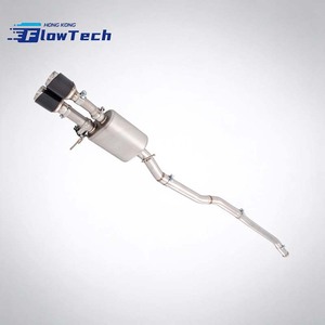 Système d'échappement Catback à soupapes FlowTech avec sortie centrale pour MINI Cooper S F56 F57 2.0T B48 2014-2024 – SS304 – Fixation directe par boulons - Product Image 2