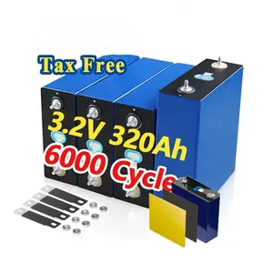 3.2V 310Ah lifepo4 320ah Lithium ion Prismatic Battery Cell for 12V 24V 48V Solar Power Storage System Pack